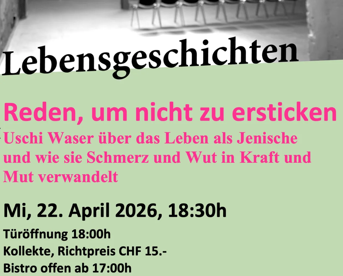 Flyer Veranstaltung Lebensgeschichte
