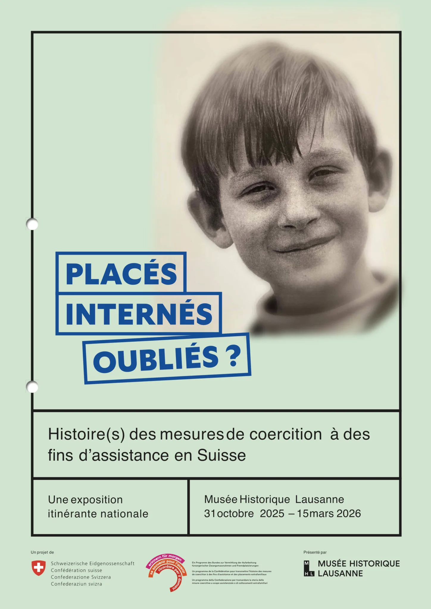 Ausstellungsplakat Musée Historique Lausanne