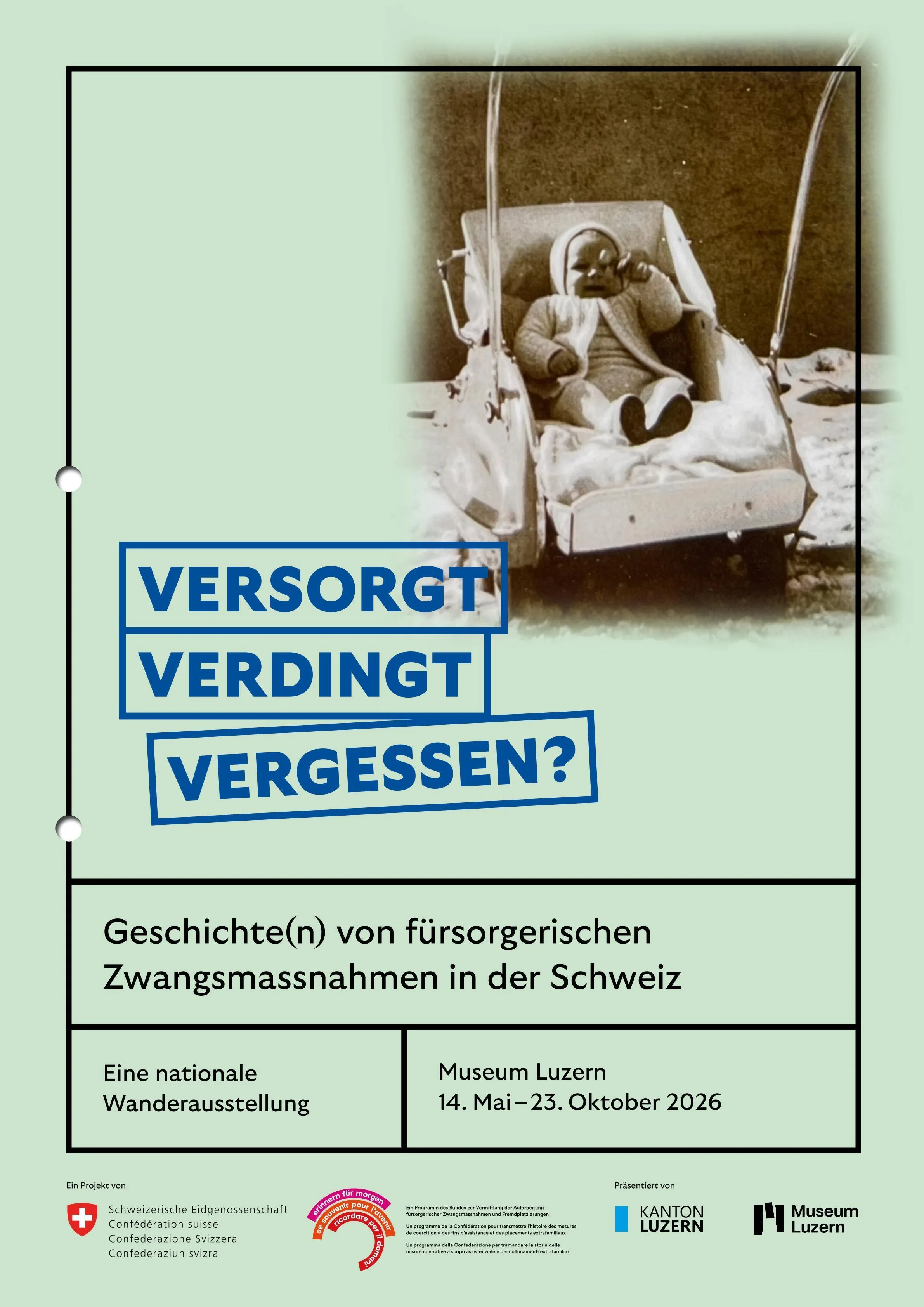 Ausstellungsplakat Museum Luzern